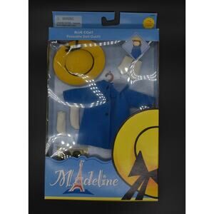 NEW Madeline Blue Coat Posable Doll Outfit 84202
